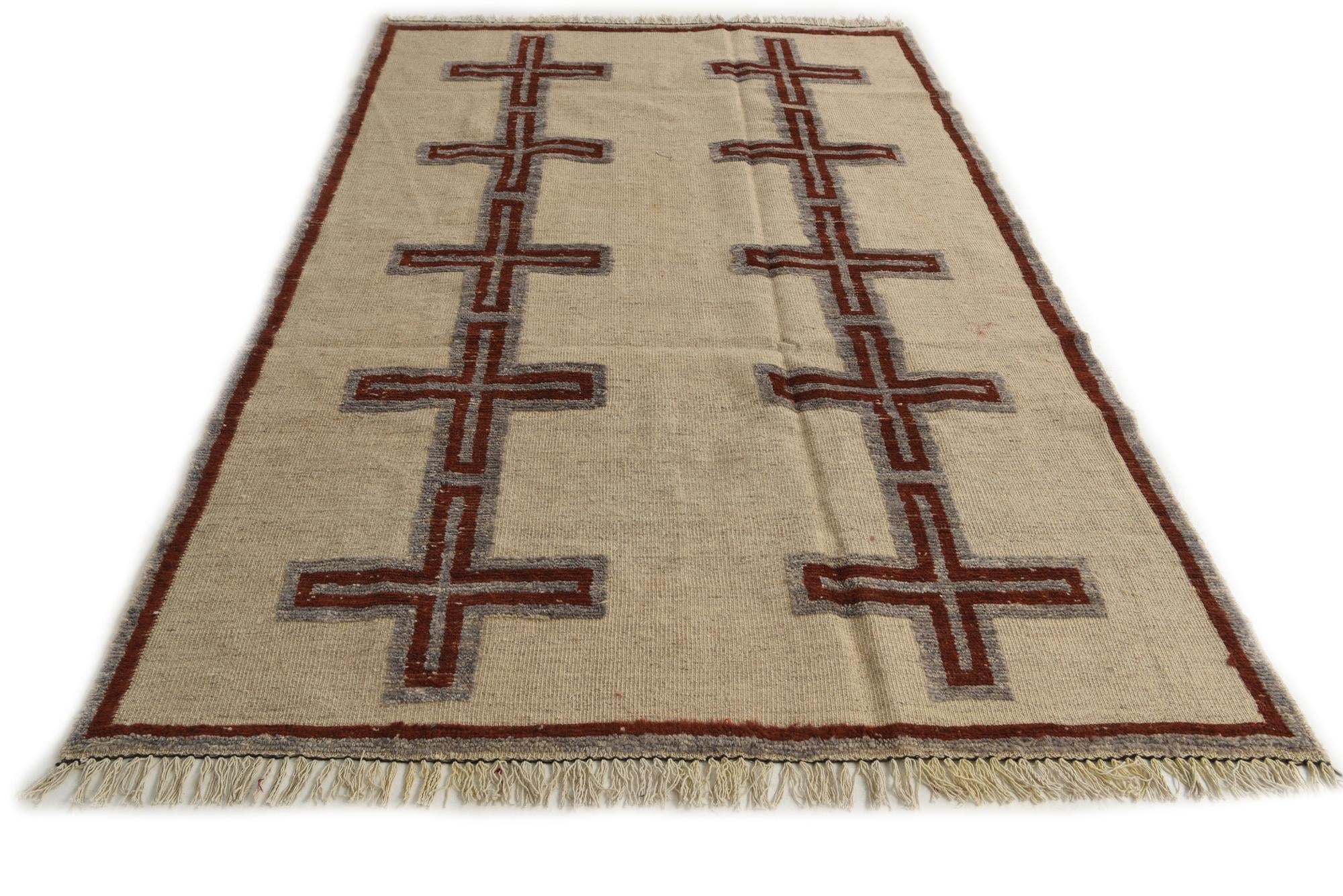 5' 10 x 9' 7 Hand Knotted Darya Wool Rug