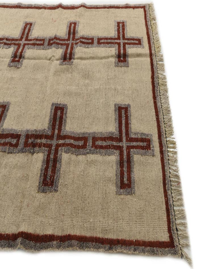 Detail image of 5' 10 x 9' 7  Hand Knotted Darya Wool Rug