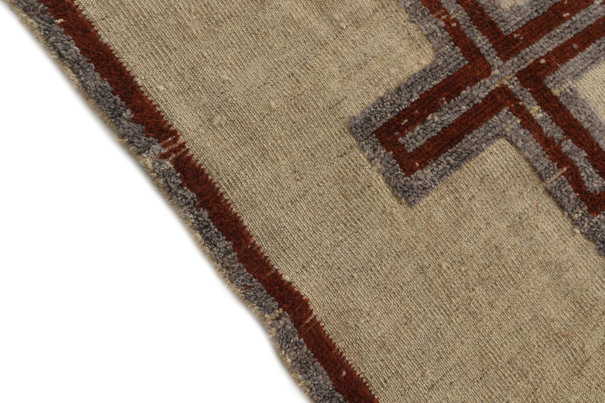5' 10 x 9' 7 Hand Knotted Darya Wool Rug