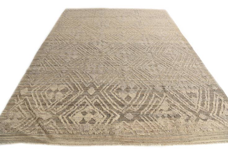 Detail image of 9' 1 x 12' 3 Hand Knotted Darya Wool Rug