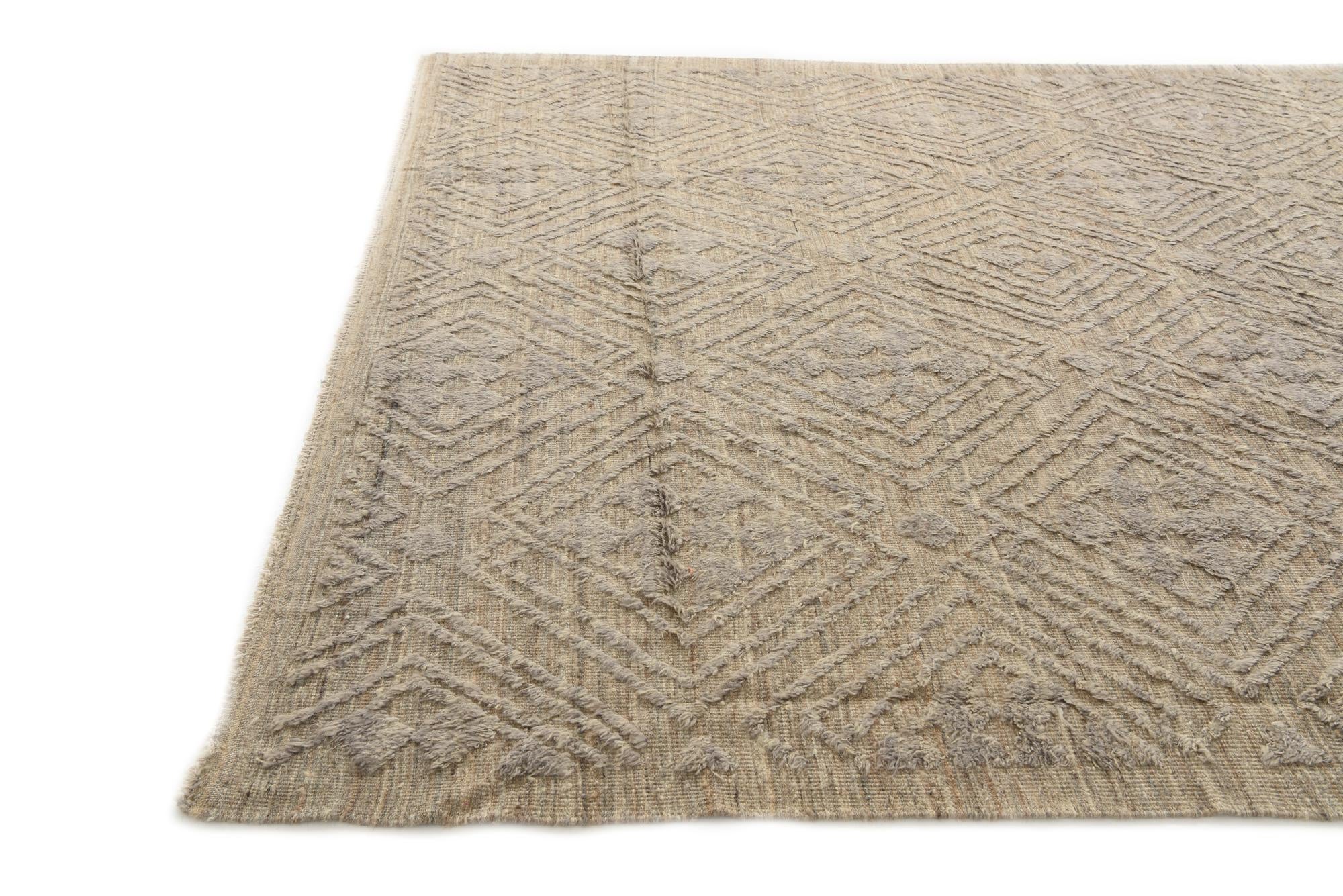 9' 1 x 12' 3 Hand Knotted Darya Wool Rug