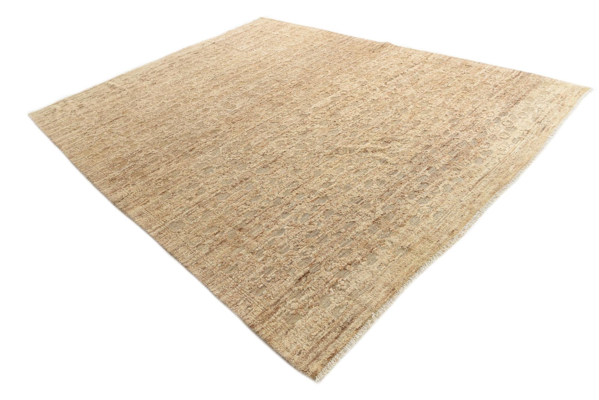 9' 1 x 11' 9 Hand Knotted Darya Wool Rug