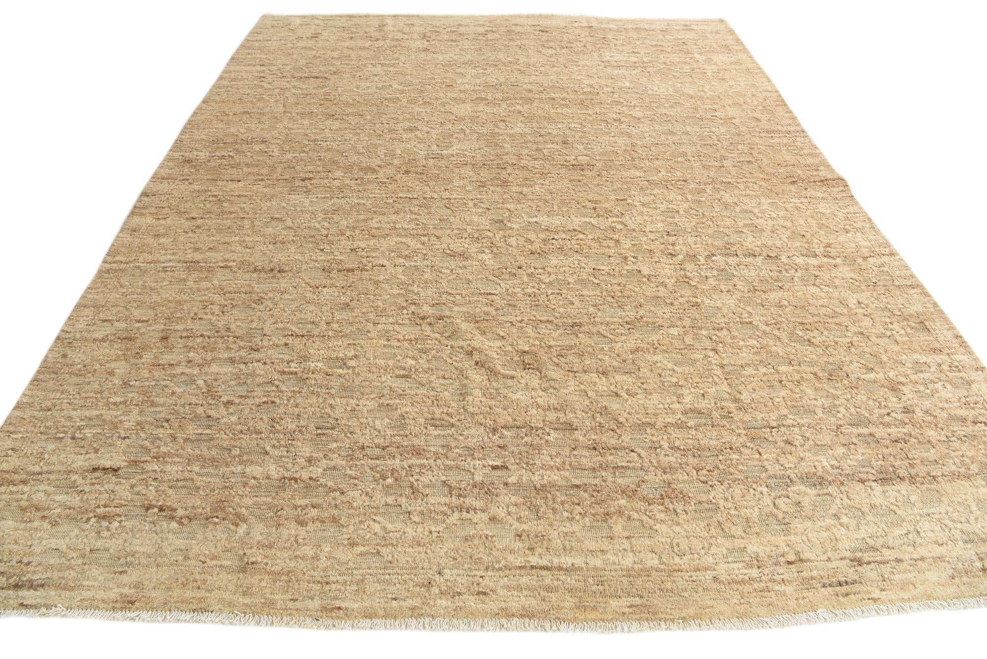 9' 1 x 11' 9 Hand Knotted Darya Wool Rug