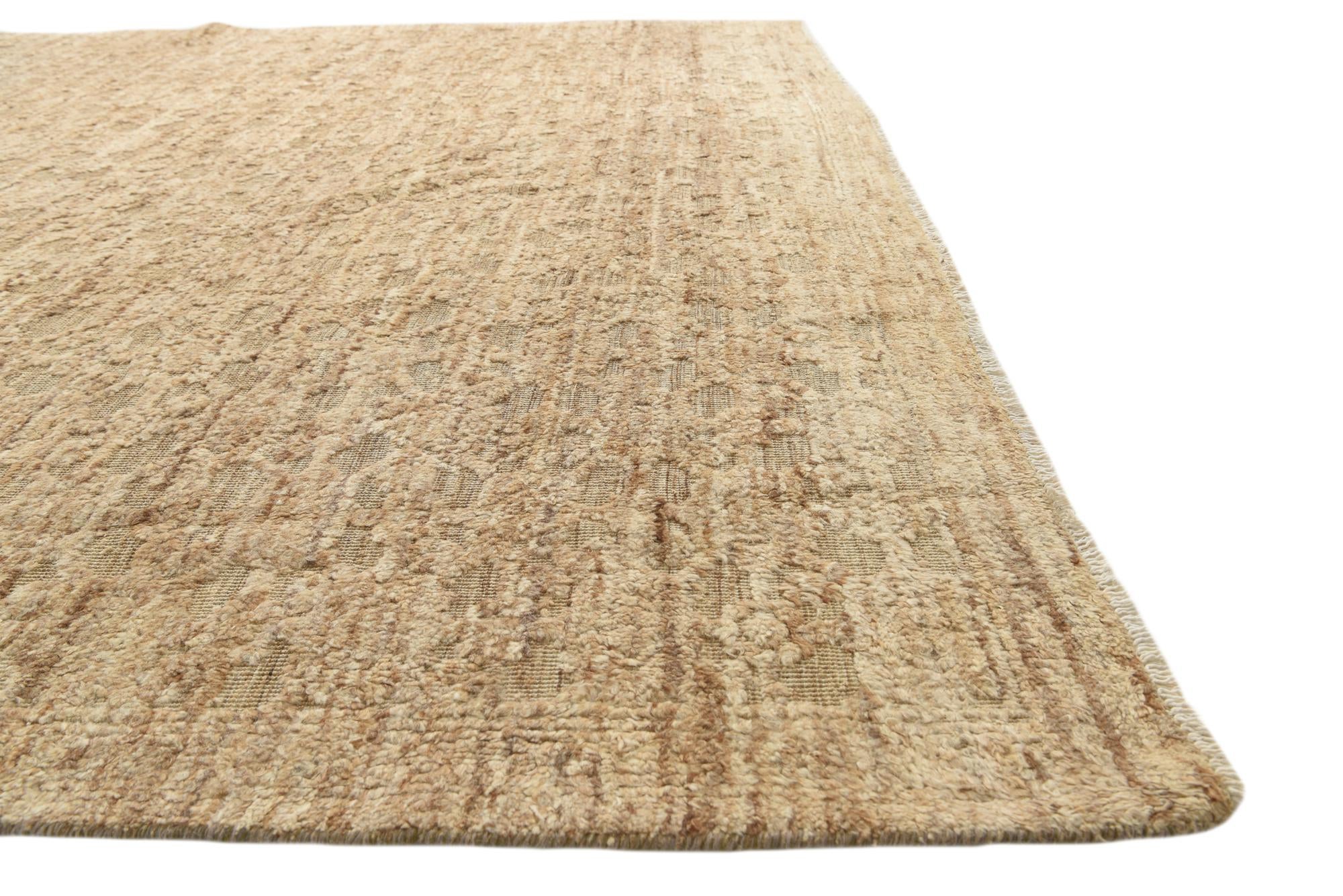 9' 1 x 11' 9 Hand Knotted Darya Wool Rug
