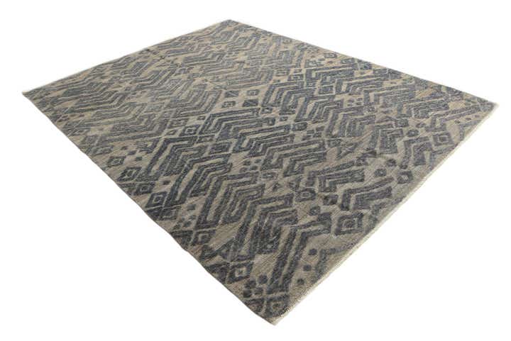 8' x 10' 1 Hand Knotted Darya Wool Rug