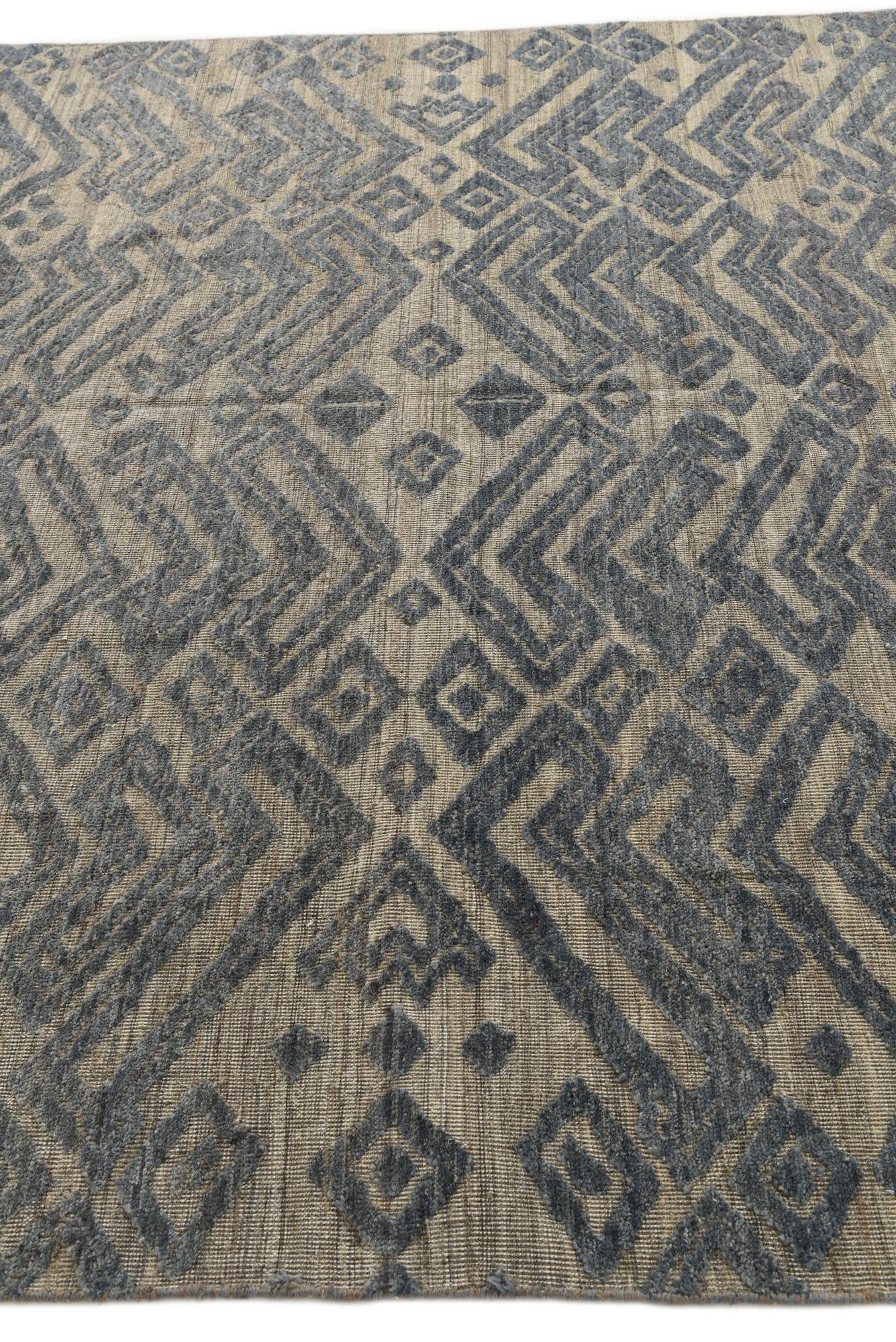 8' x 10' 1 Hand Knotted Darya Wool Rug