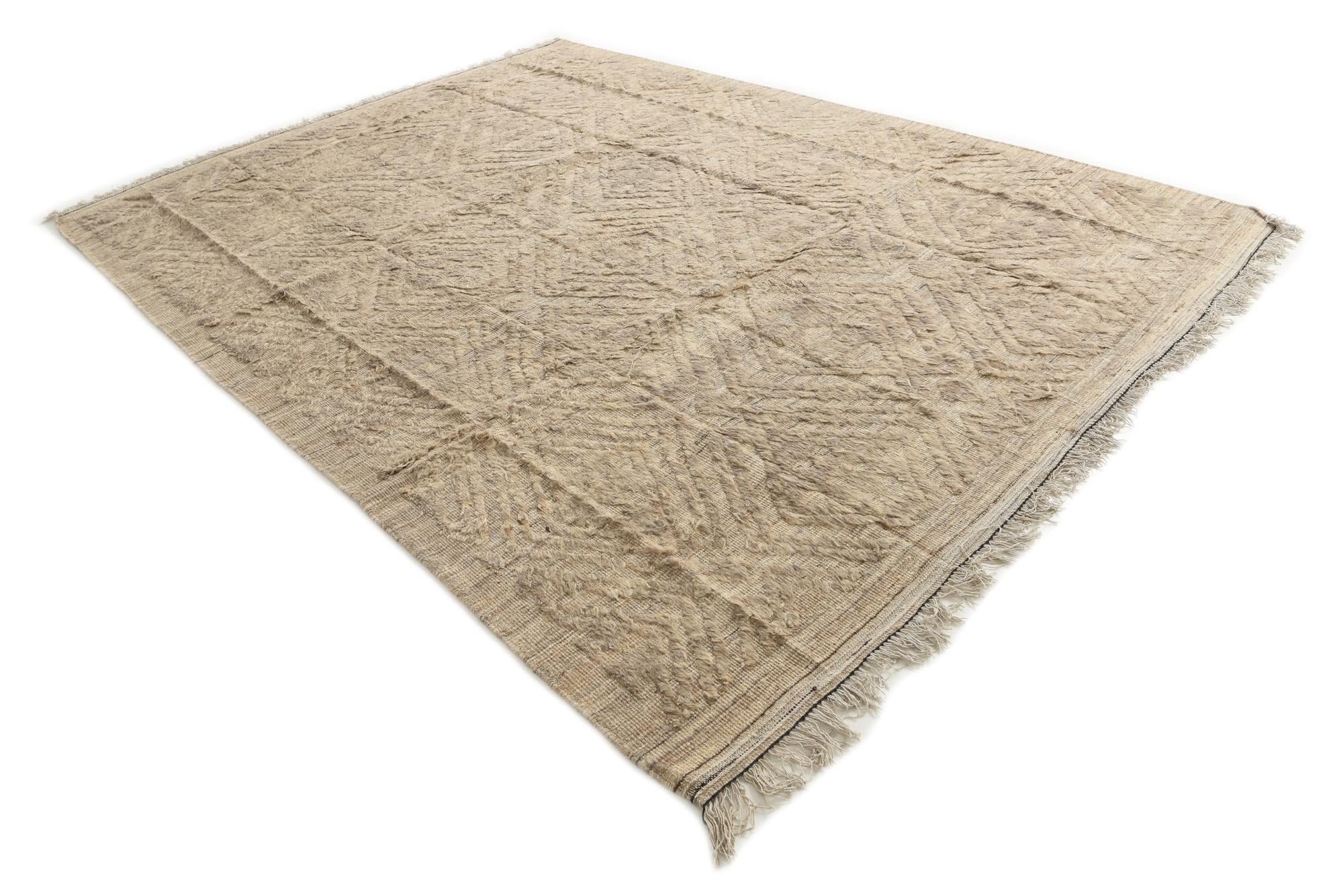 9' 3 x 12' 7 Hand Knotted Darya Wool Rug