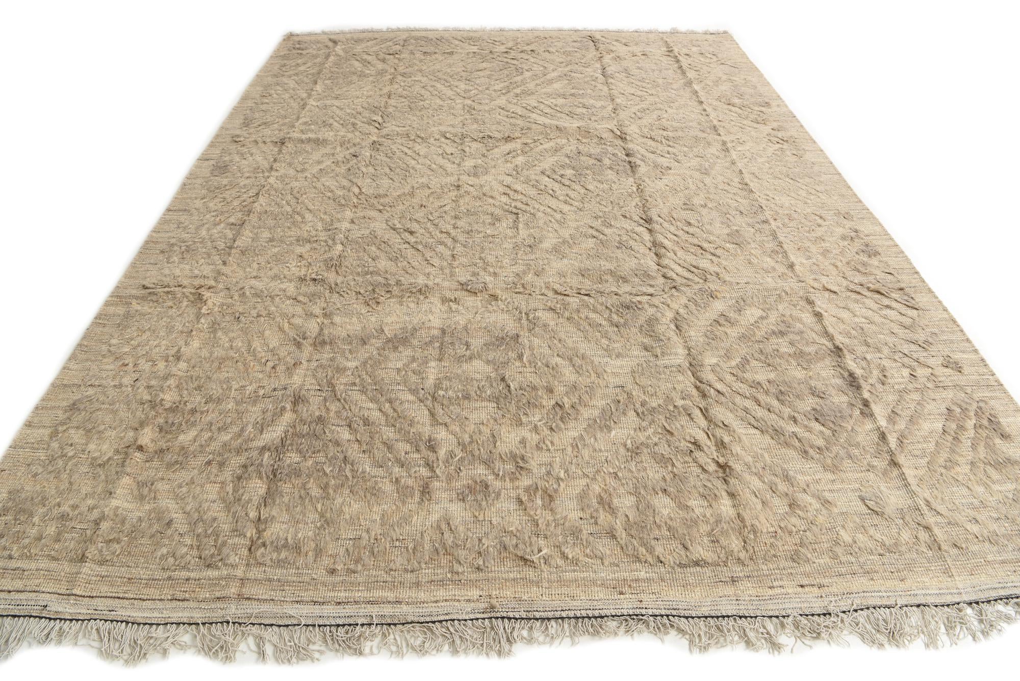 9' 3 x 12' 7 Hand Knotted Darya Wool Rug