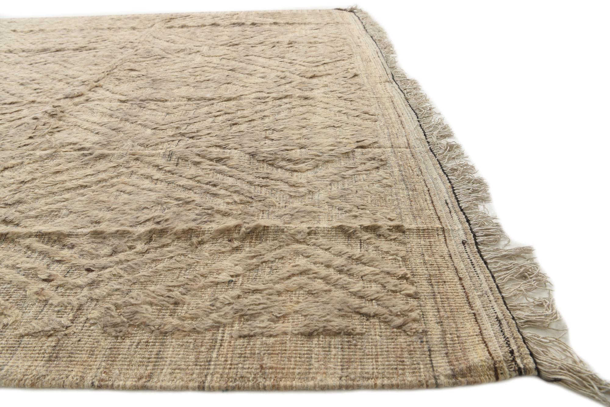 9' 3 x 12' 7 Hand Knotted Darya Wool Rug
