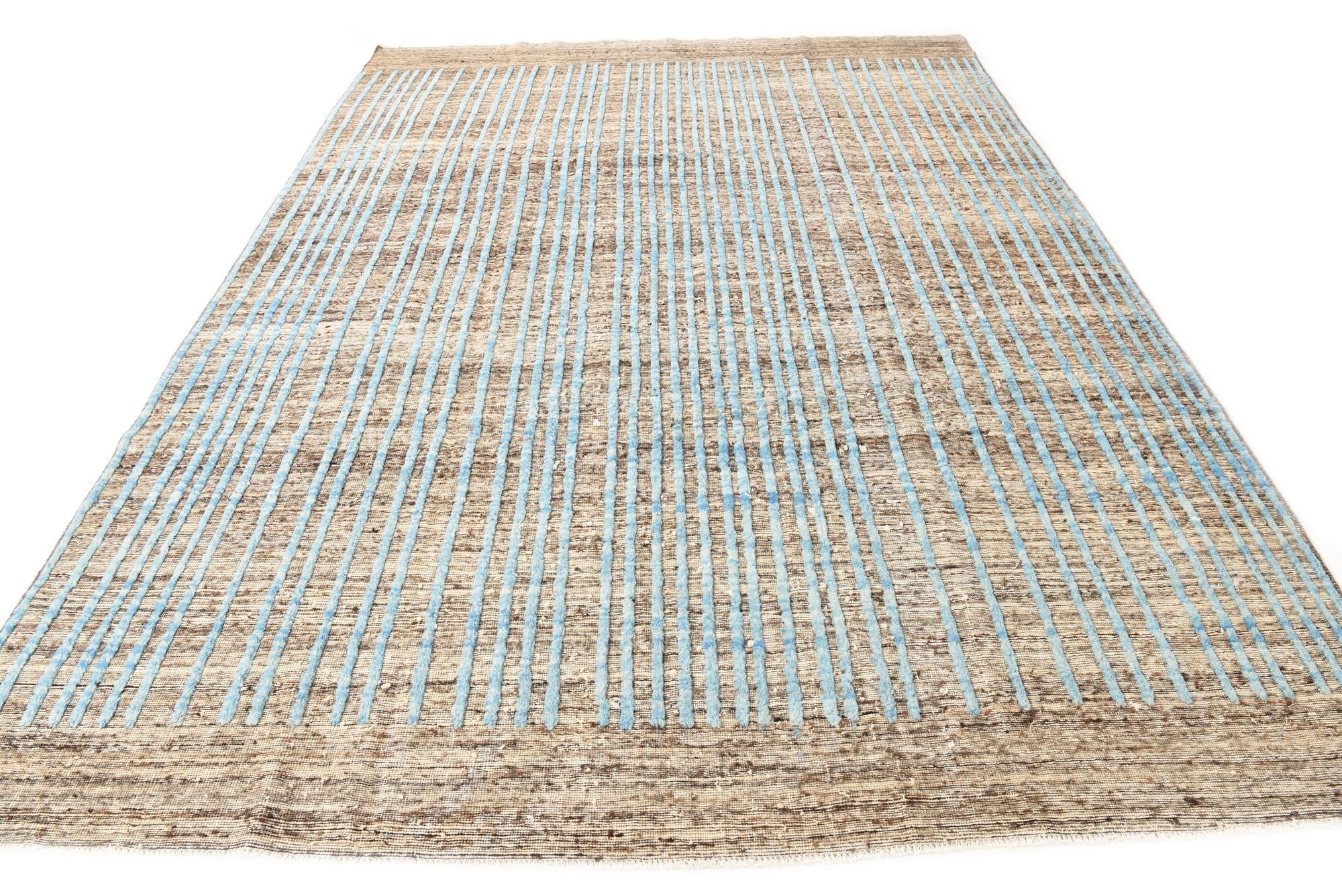 8' 8 x 11' 11 Hand Knotted Darya Wool Rug