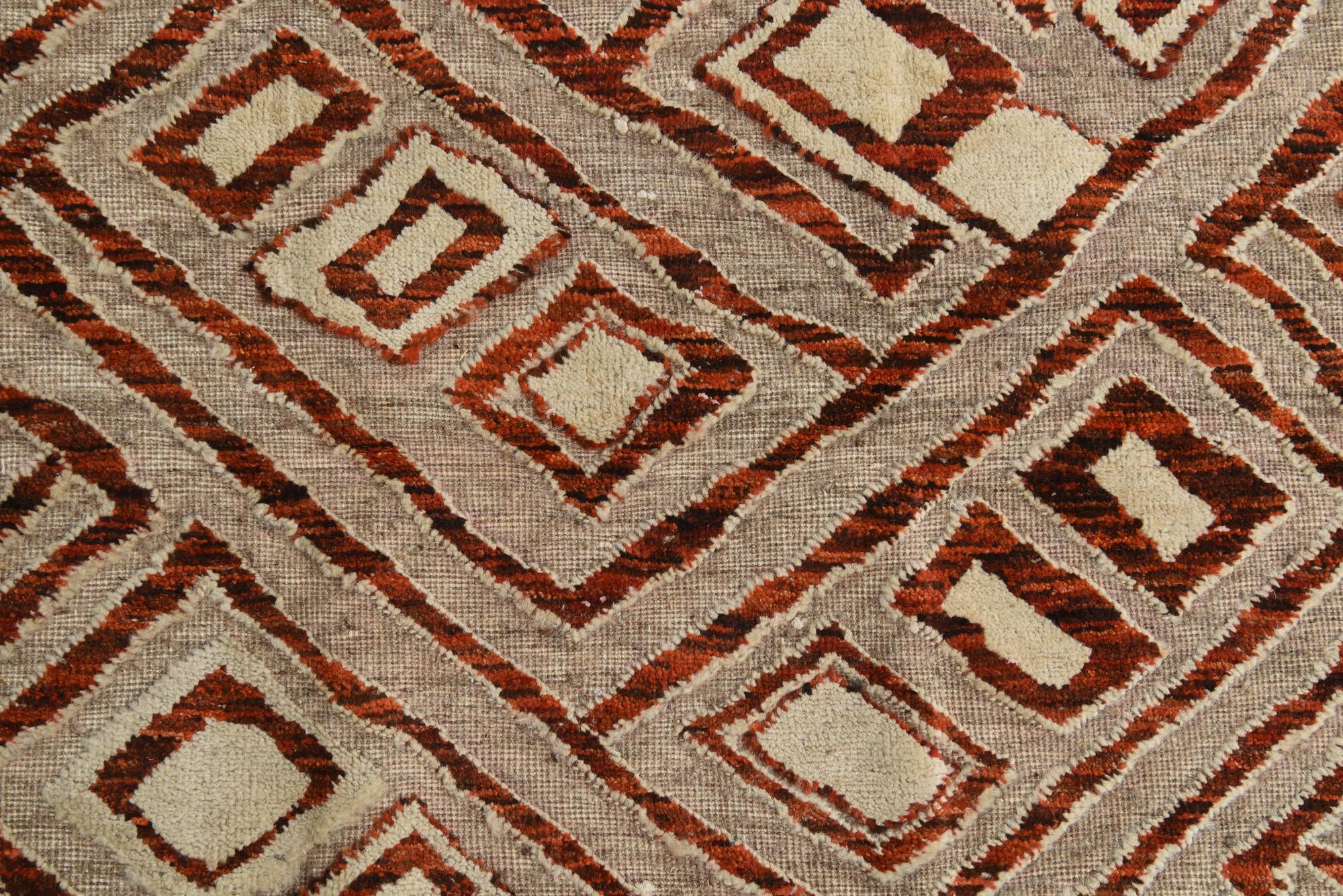8' x 10' 2 Hand Knotted Darya Wool Rug