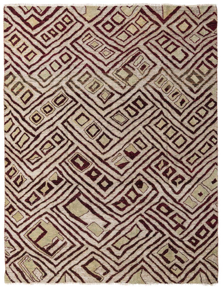 Detail image of 7' 9 x 10' 1 Hand Knotted Darya Wool Rug