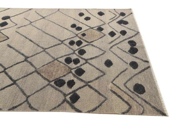 6' 6 x 9' 10 Hand Knotted Darya Wool Rug