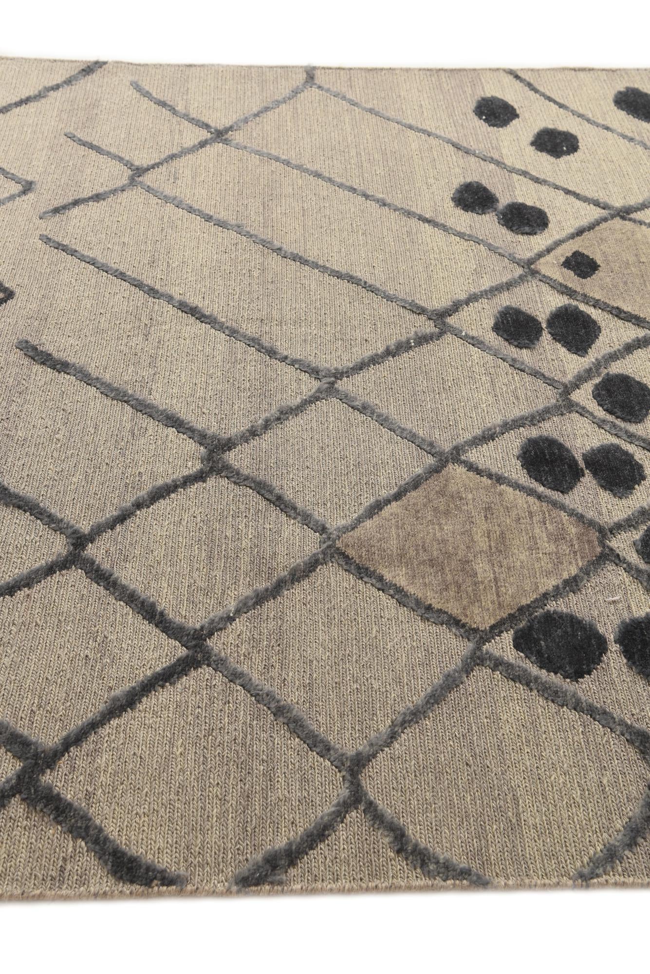 6' 6 x 9' 10 Hand Knotted Darya Wool Rug