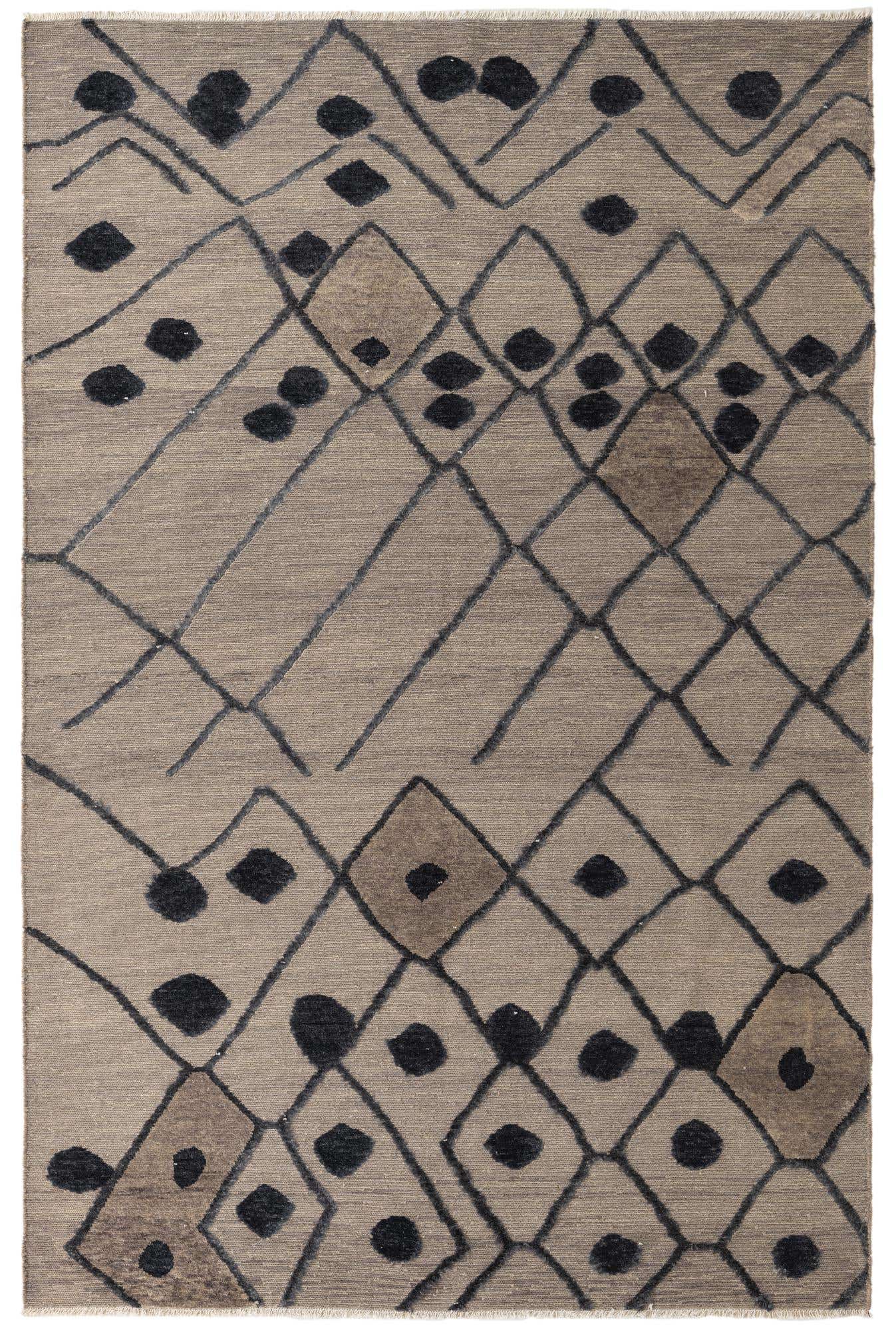 6' 6 x 9' 10 Hand Knotted Darya Wool Rug