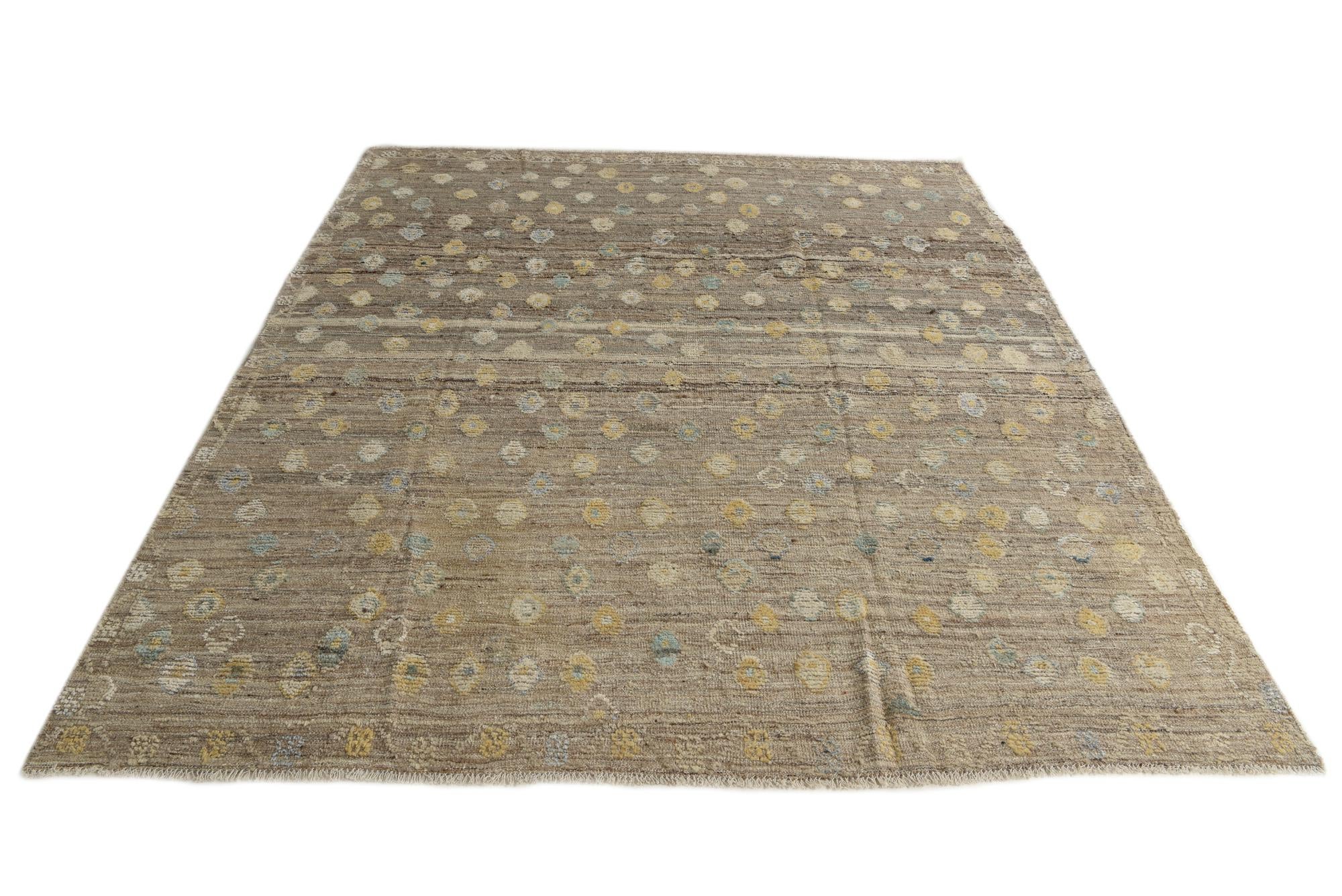 8' 5 x 9' 10 Hand Knotted Darya Wool Rug