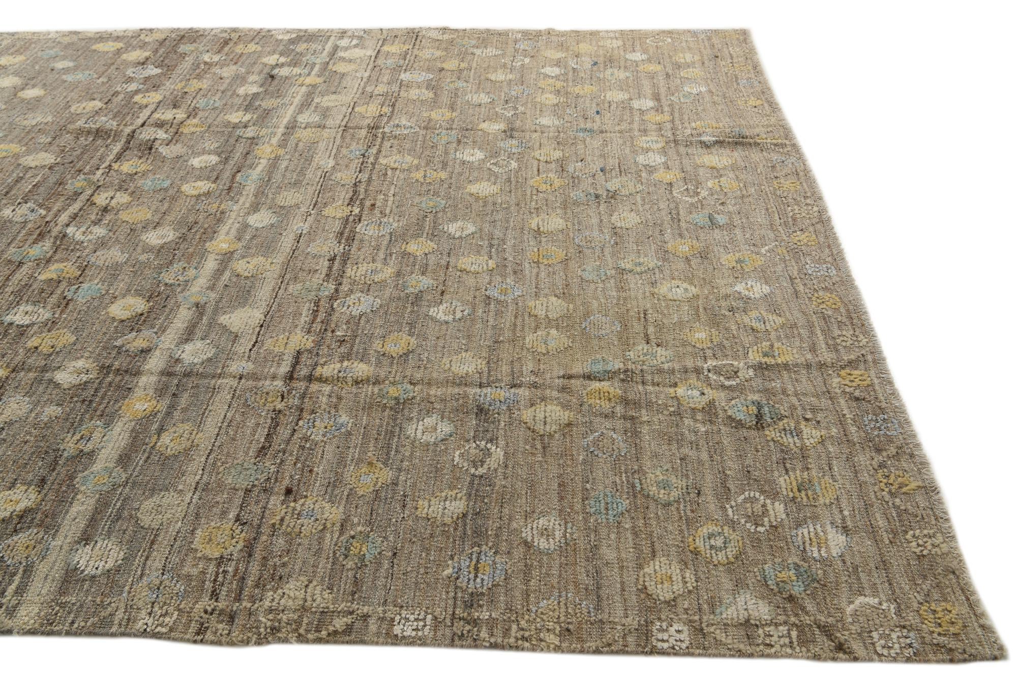8' 5 x 9' 10 Hand Knotted Darya Wool Rug
