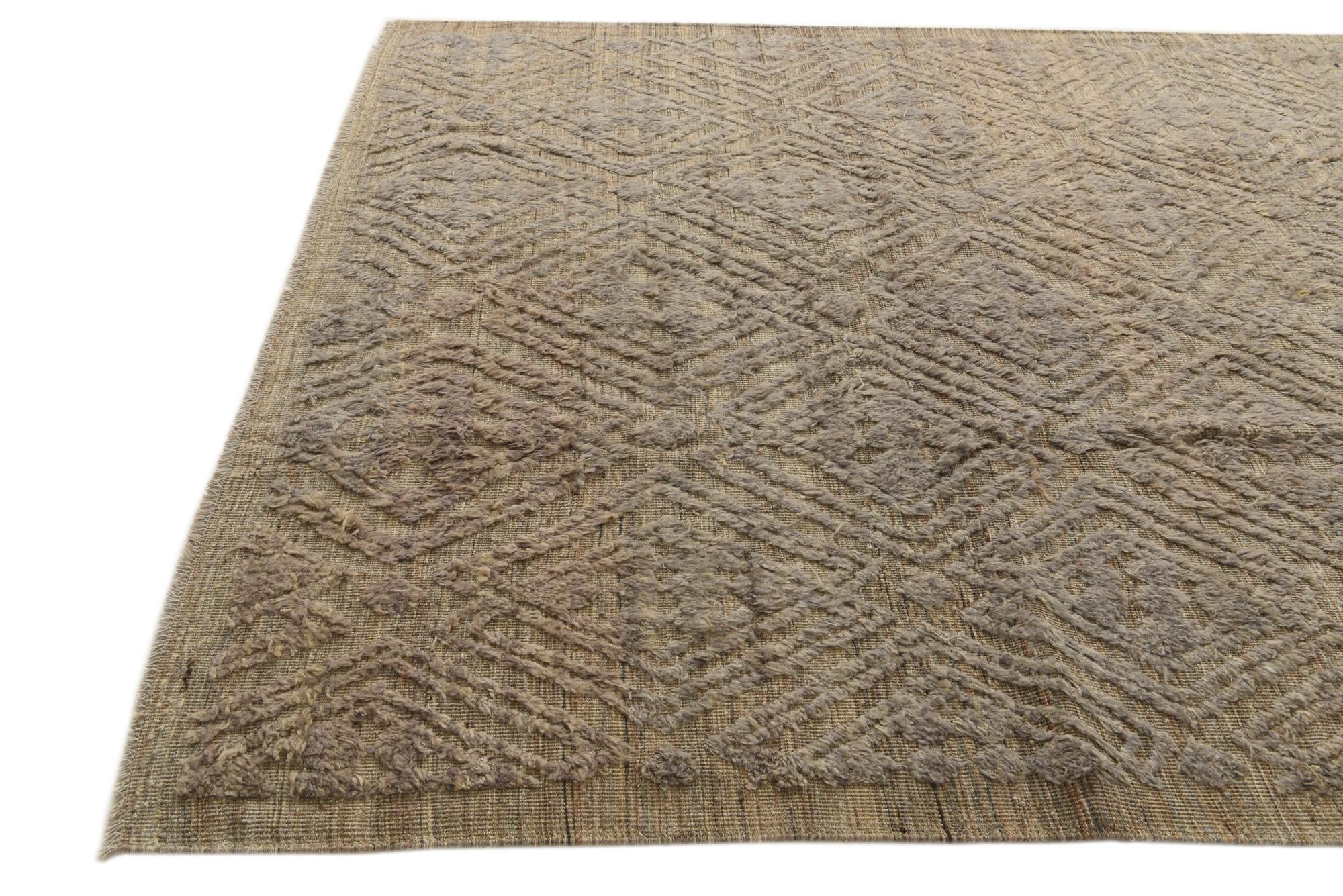 9' 2 x 12' 1 Hand Knotted Darya Wool Rug