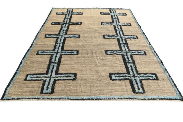 7' 9 x 10' 3 Hand Knotted Darya Wool Rug
