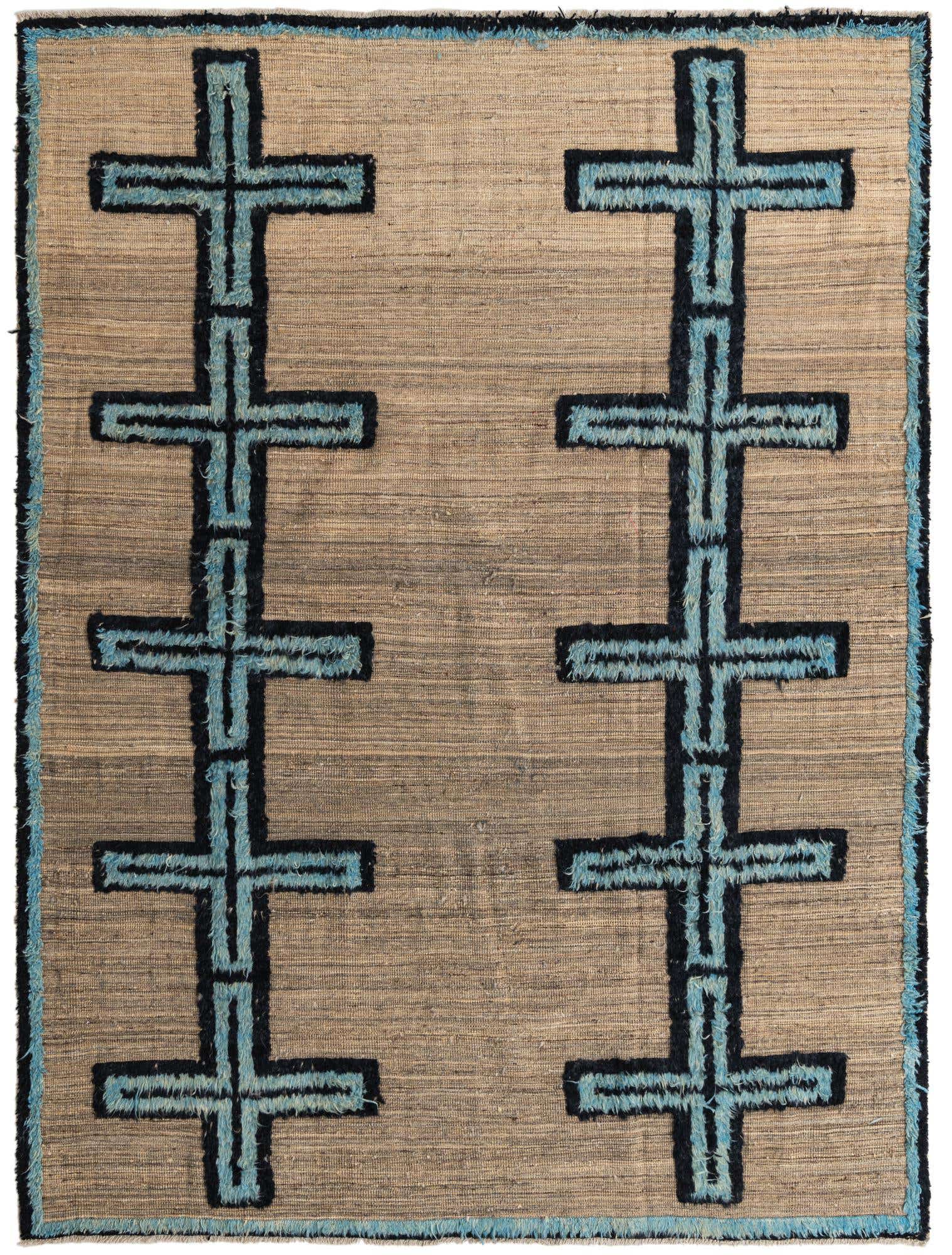 7' 9 x 10' 3 Hand Knotted Darya Wool Rug