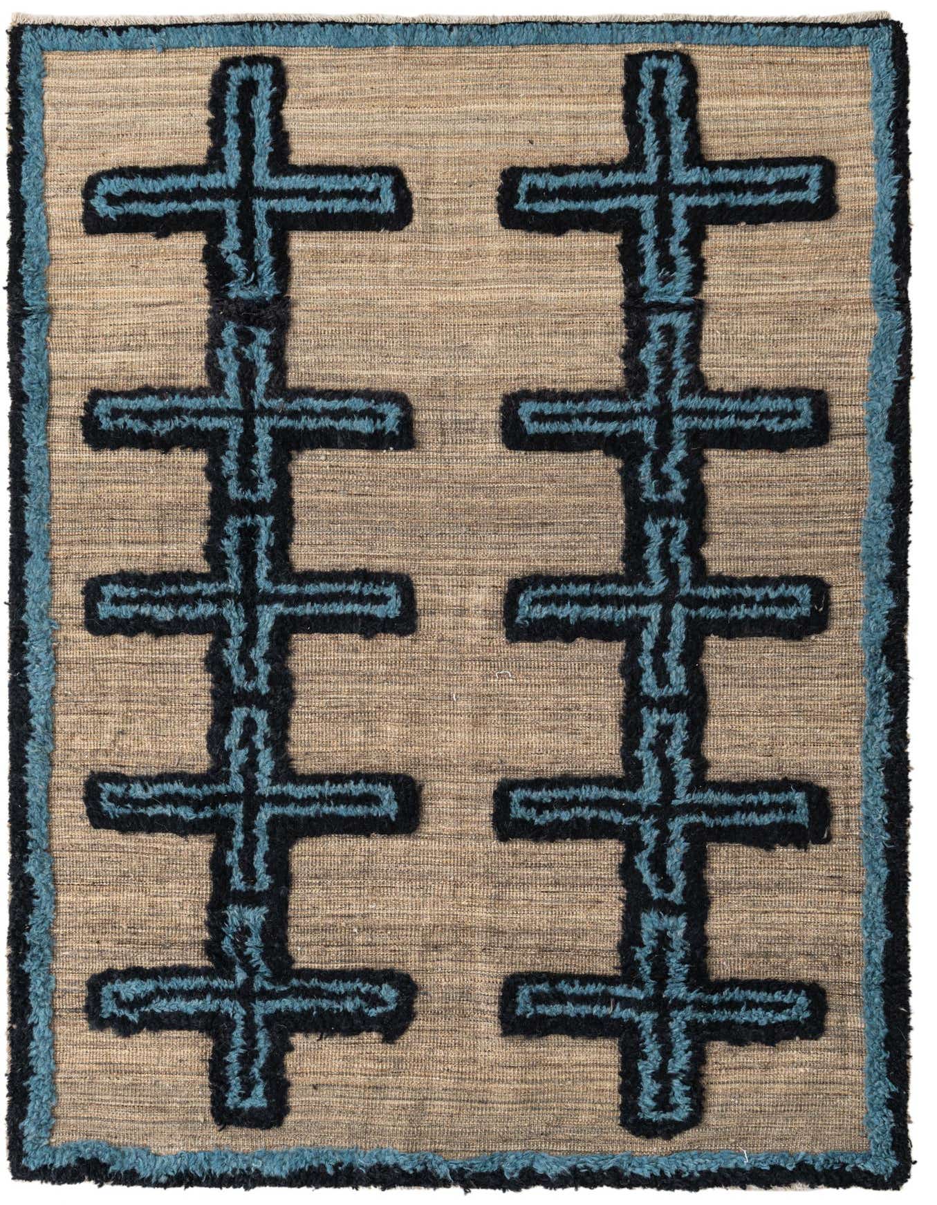 Primary image 4' 10 x 7' 1  Hand Knotted Darya Wool Rug