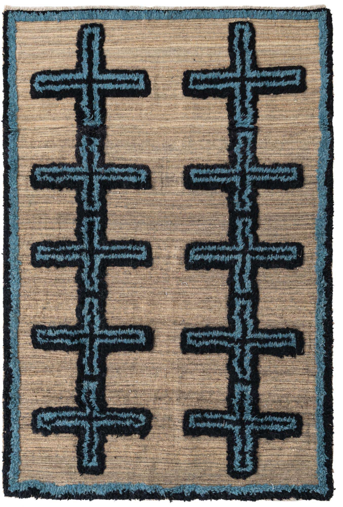 4' 10 x 7' 1 Hand Knotted Darya Wool Rug