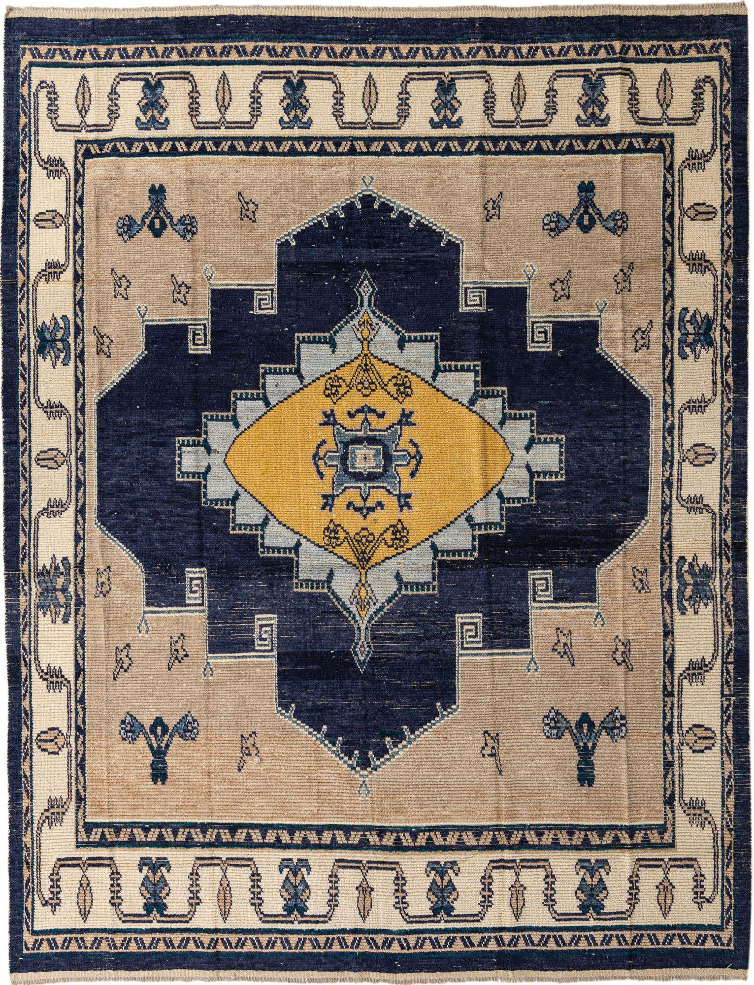 9' 4 x 12' 5 Hand Knotted Darya Wool Rug