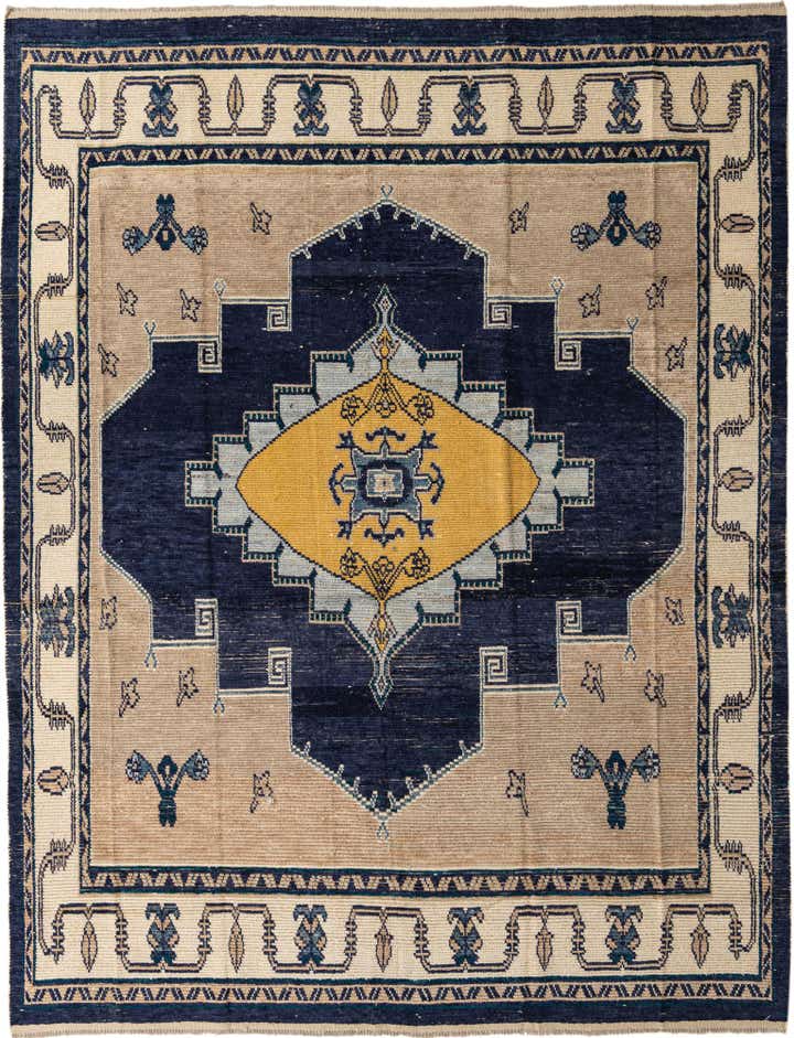9' 4 x 12' 5 Hand Knotted Darya Wool Rug