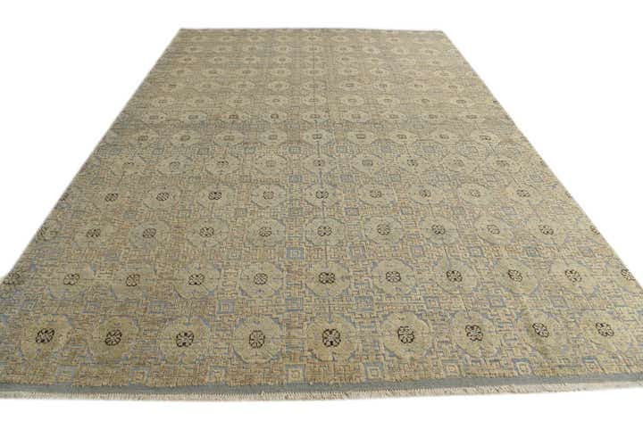 8' 9 x 12' 8 Hand Knotted Darya Wool Rug