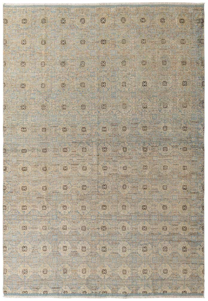 8' 9 x 12' 8 Hand Knotted Darya Wool Rug