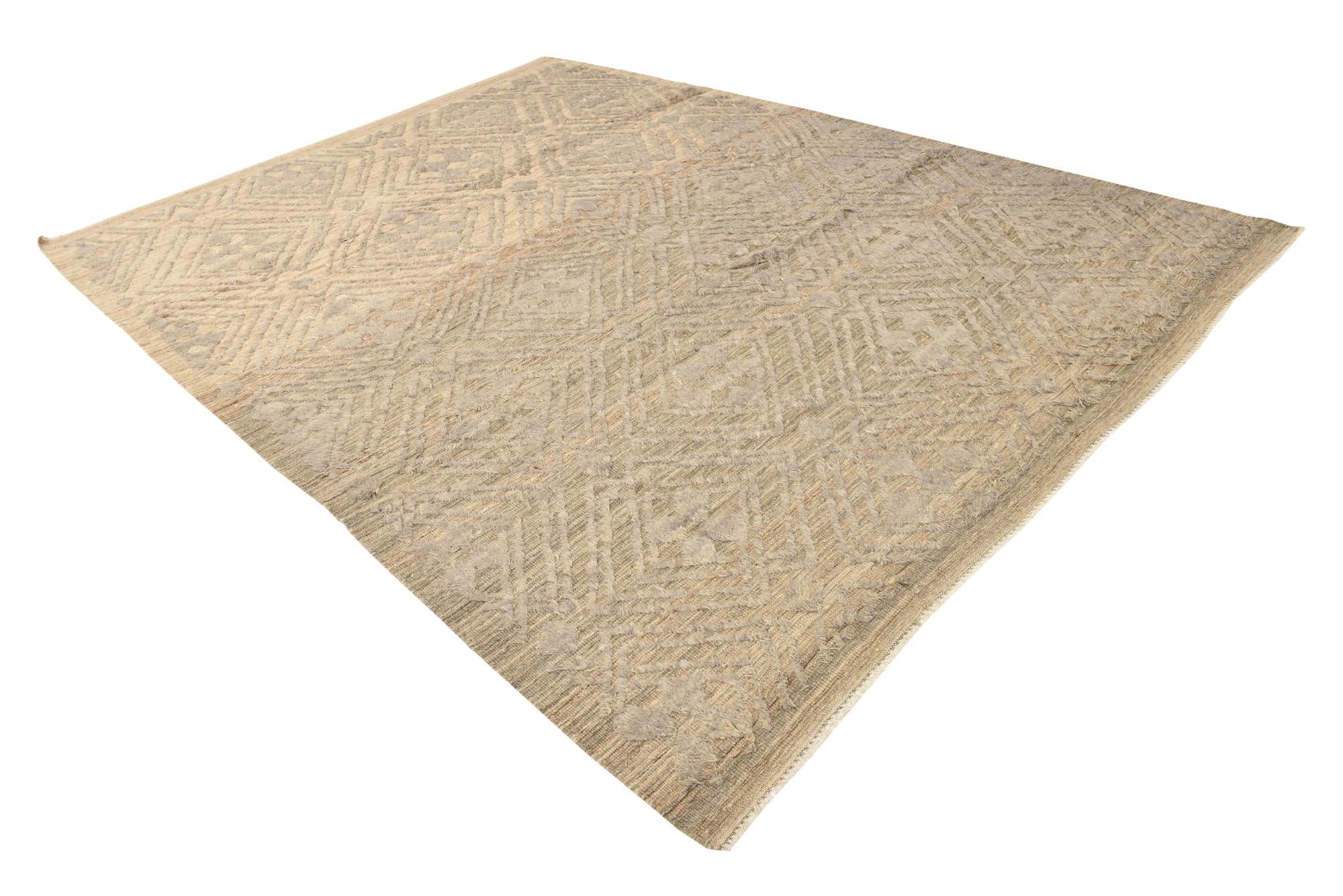 8' 10 x 12' 1 Hand Knotted Darya Wool Rug