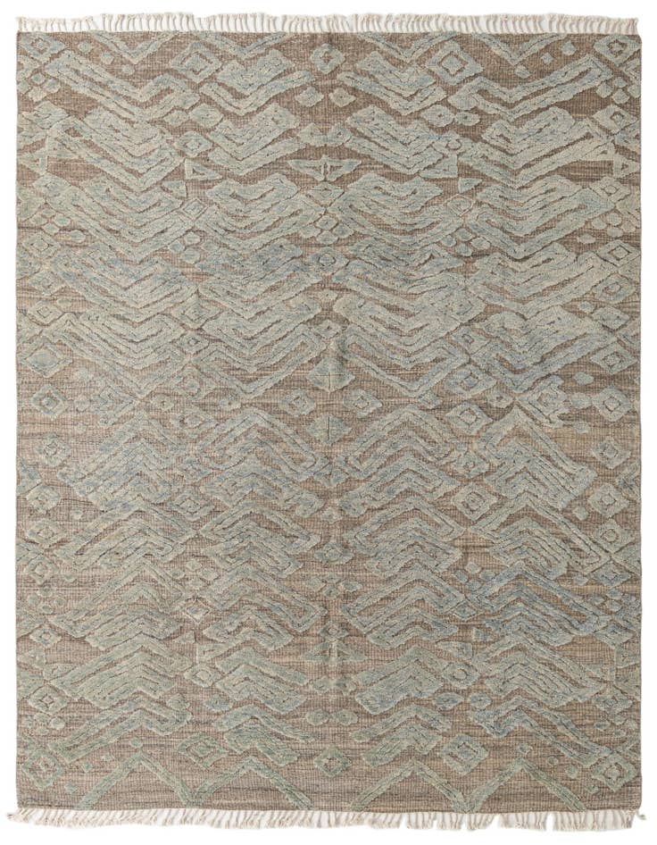 Detail image of 8' 2 x 9' 9 Hand Knotted Darya Wool Rug