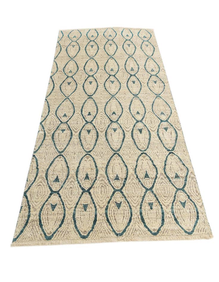 Detail image of 5' 6 x 7' 8  Hand Knotted Darya Wool Rug