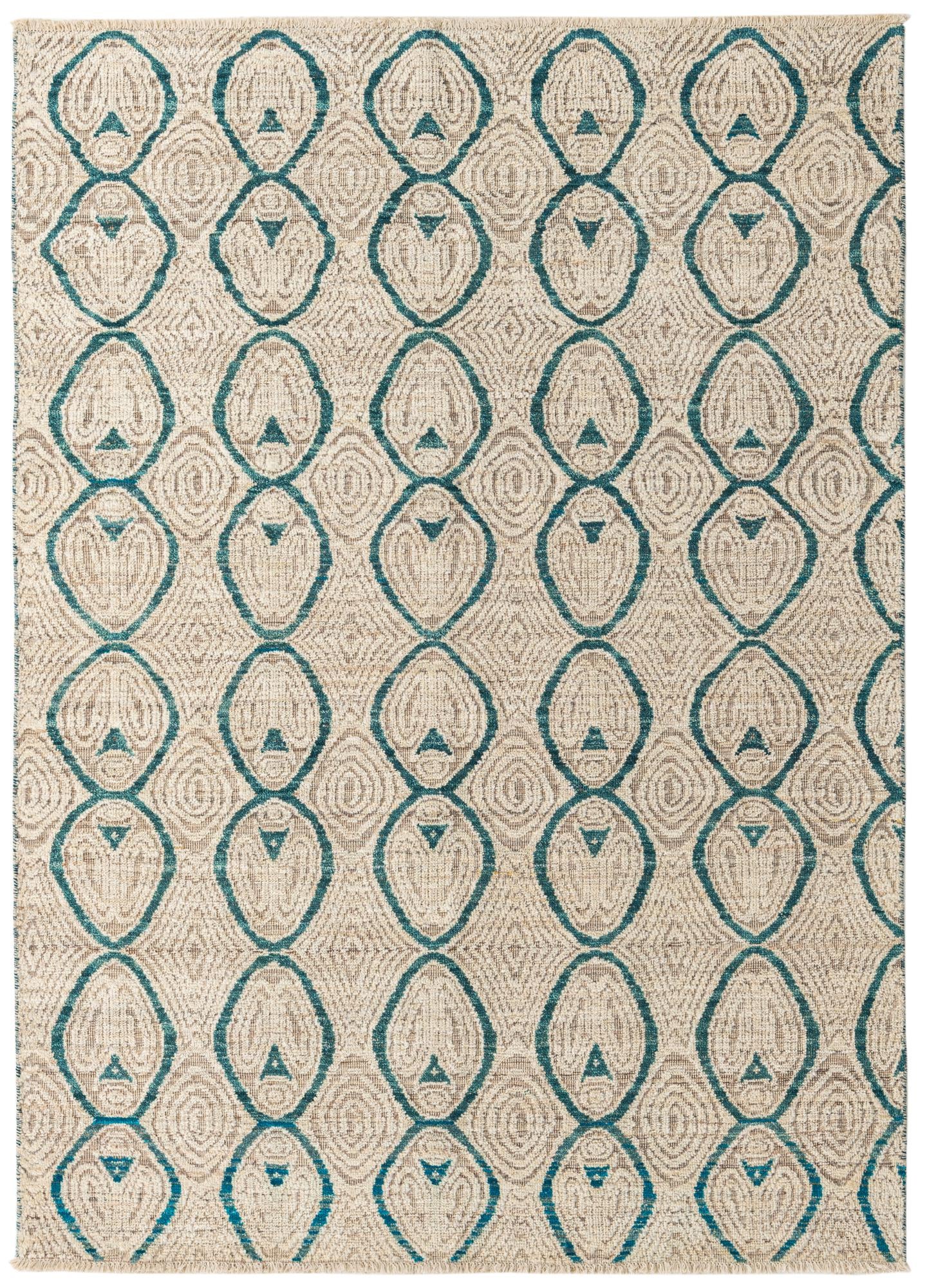 5' 6 x 7' 8 Hand Knotted Darya Wool Rug