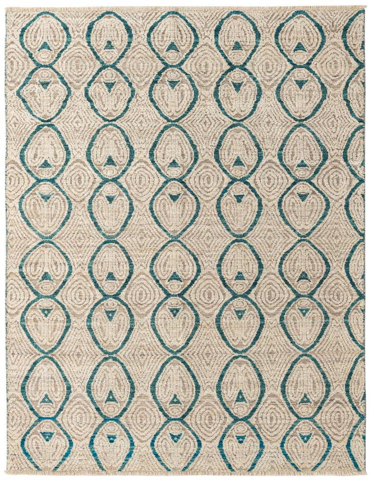 Detail image of 5' 6 x 7' 8 Hand Knotted Darya Wool Rug