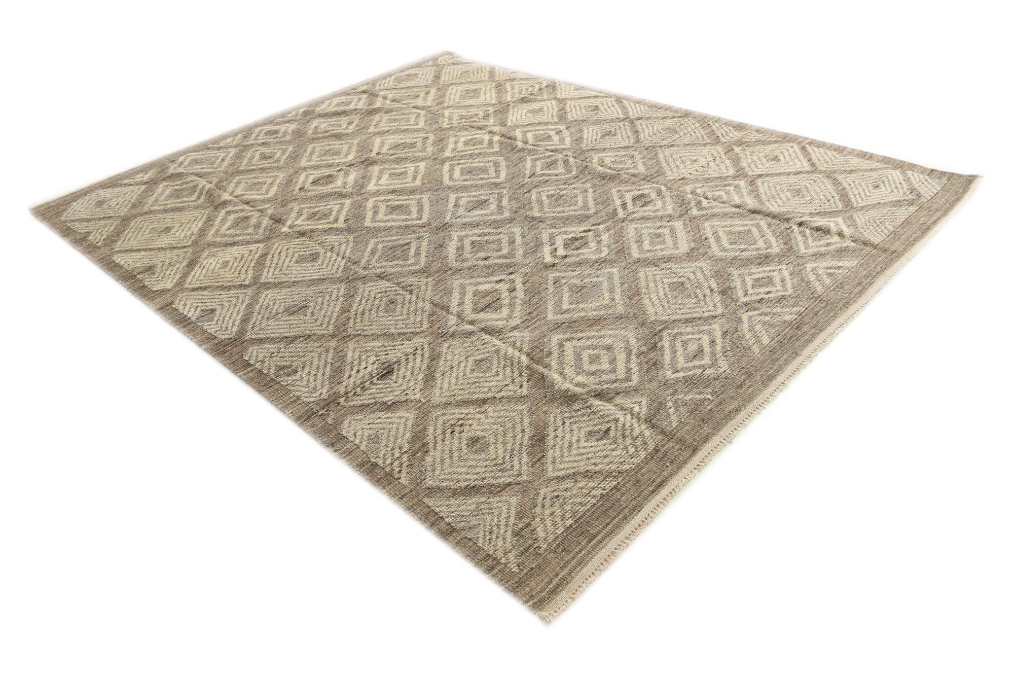 8' 3 x 10' 4 Hand Knotted Darya Wool Rug