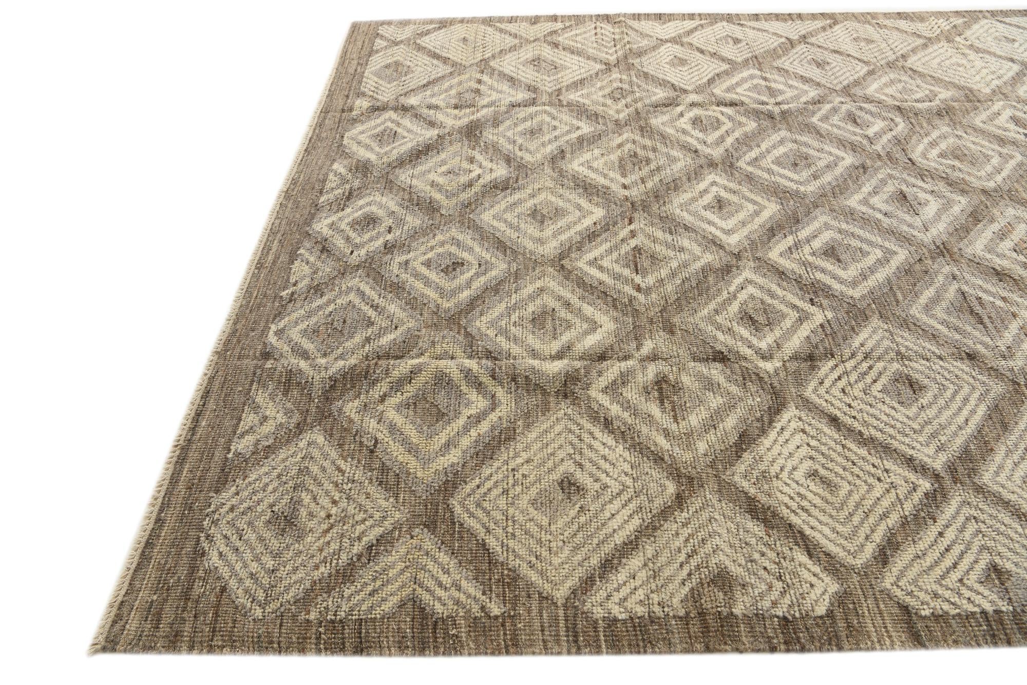 8' 3 x 10' 4 Hand Knotted Darya Wool Rug