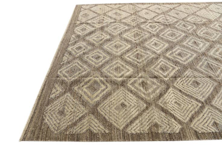 Detail image of 8' 3 x 10' 4 Hand Knotted Darya Wool Rug