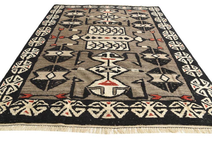 Detail image of 8' x 10' 4 Hand Knotted Darya Wool Rug