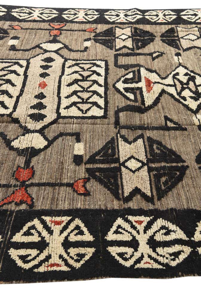 8' x 10' 4 Hand Knotted Darya Wool Rug