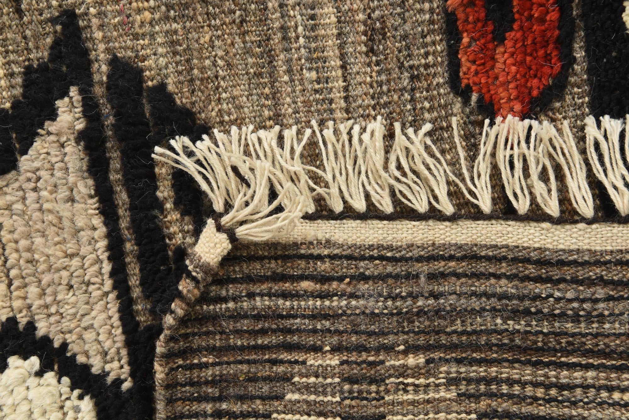 8' x 10' 4 Hand Knotted Darya Wool Rug