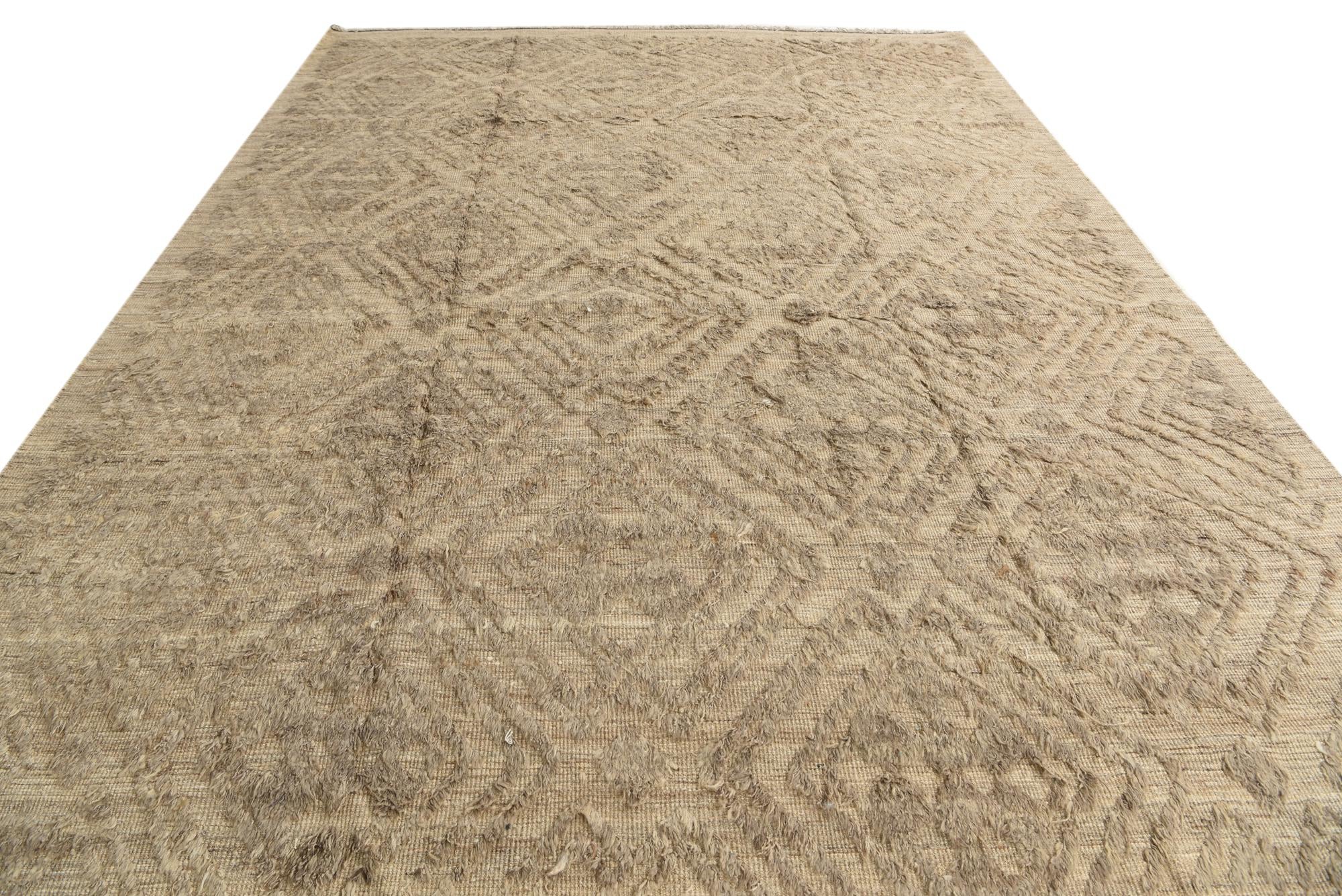 9' 2 x 12' 8 Hand Knotted Darya Wool Rug
