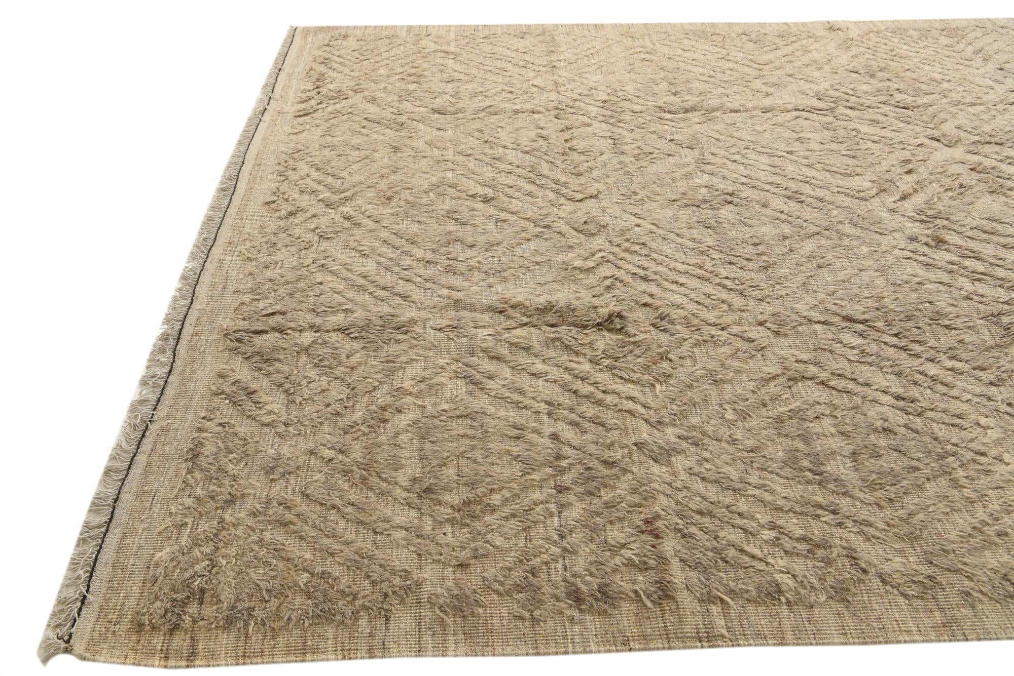 9' 2 x 12' 8 Hand Knotted Darya Wool Rug