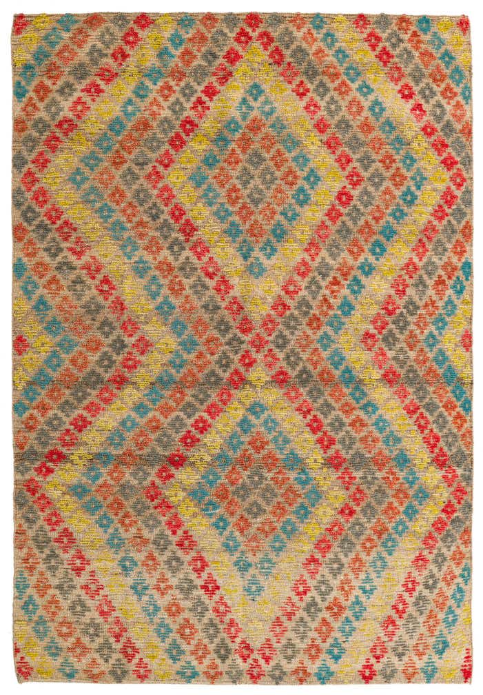 5' 9 x 8' 4 Hand Knotted Darya Wool Rug