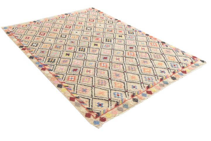 5' 10 x 8' Hand Knotted Darya Wool Rug