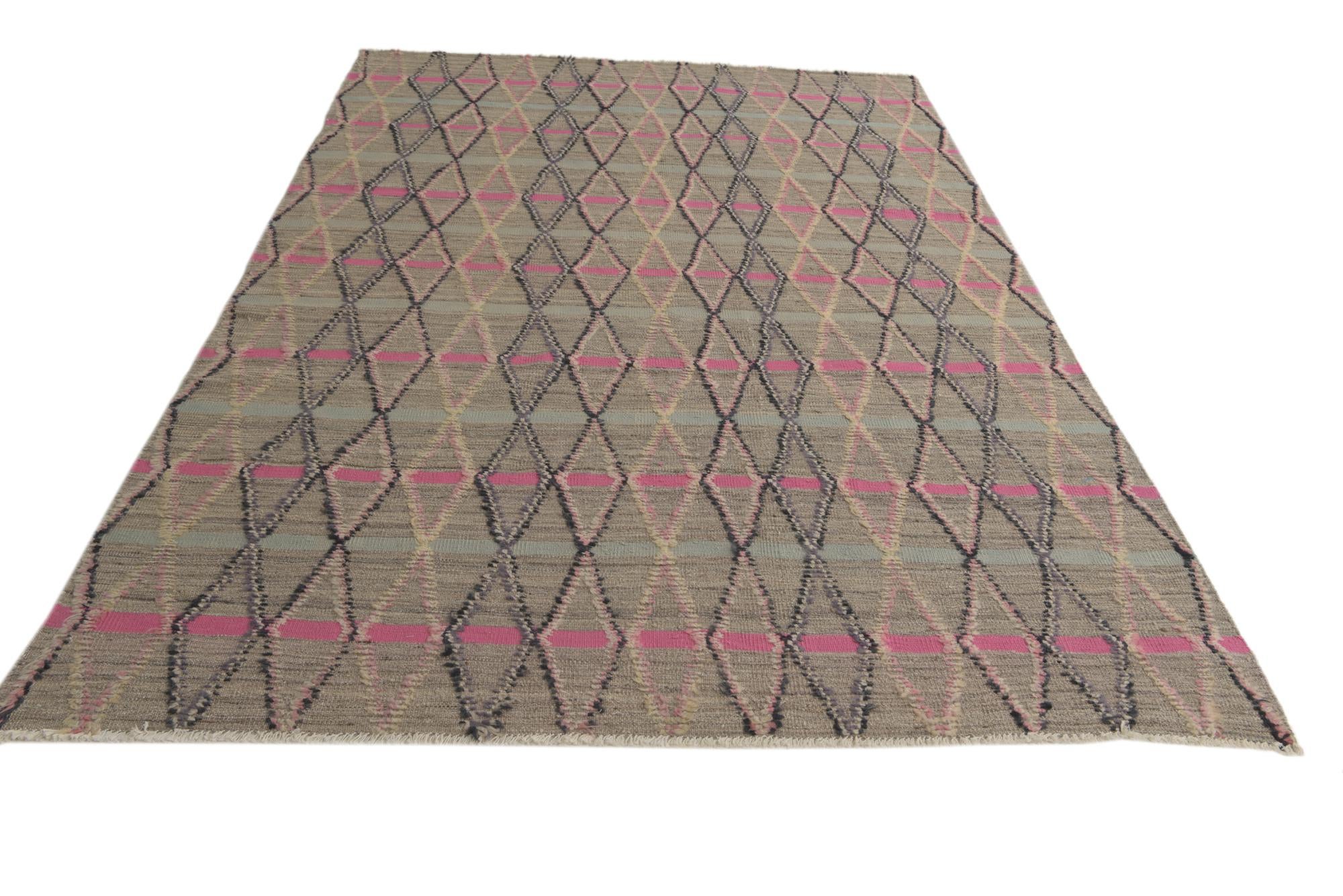 6' 5 x 9' 10 Hand Knotted Darya Wool Rug
