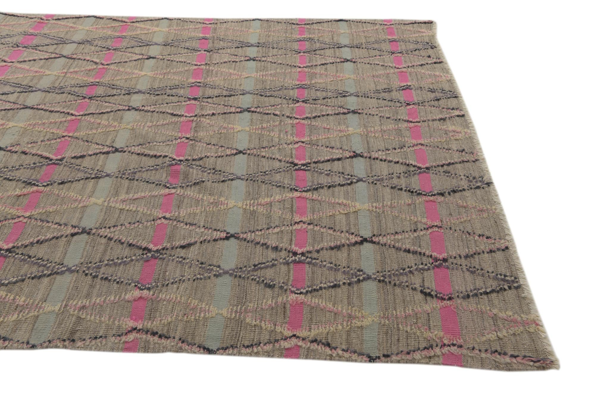 6' 5 x 9' 10 Hand Knotted Darya Wool Rug