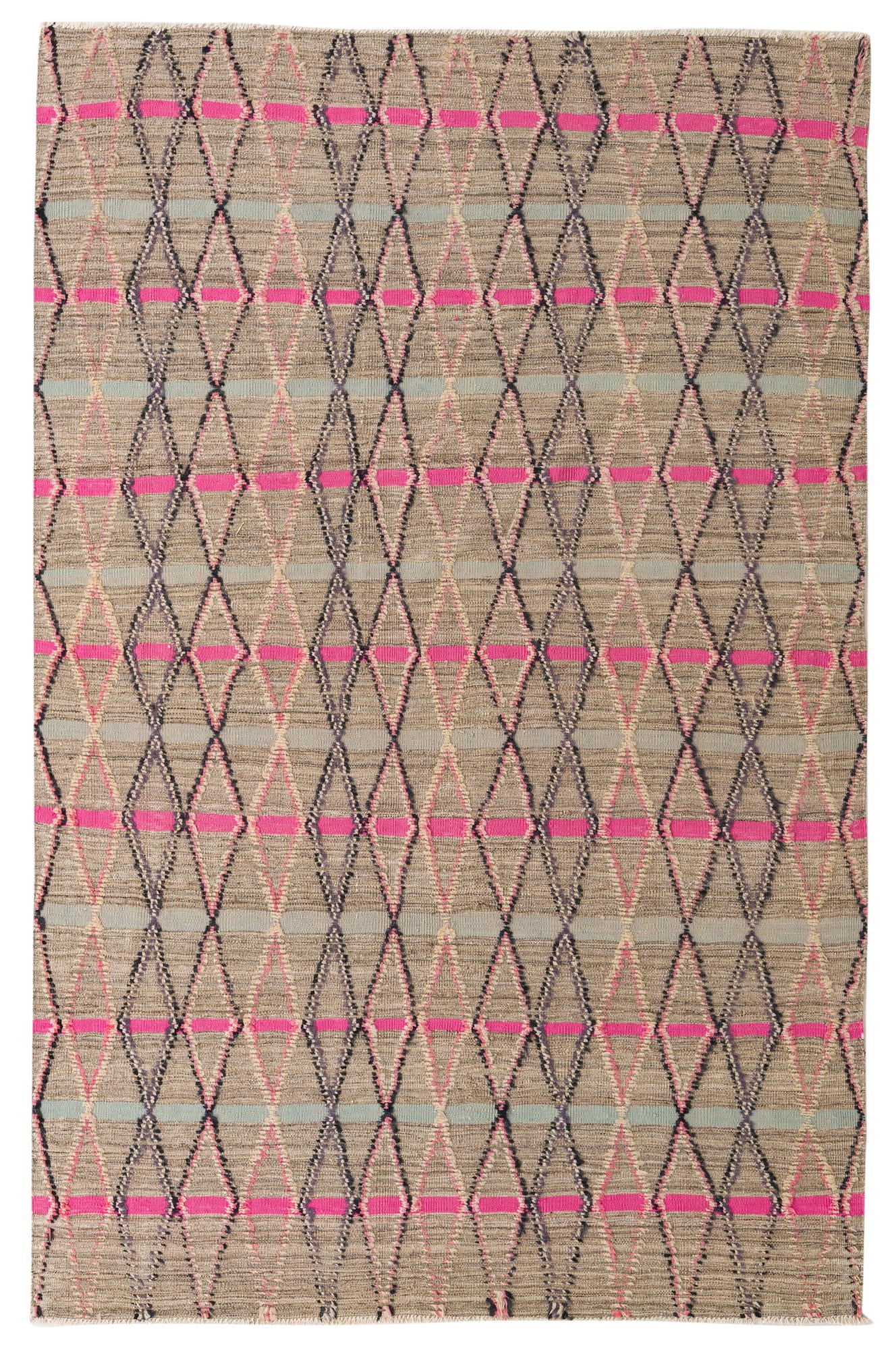 6' 5 x 9' 10 Hand Knotted Darya Wool Rug