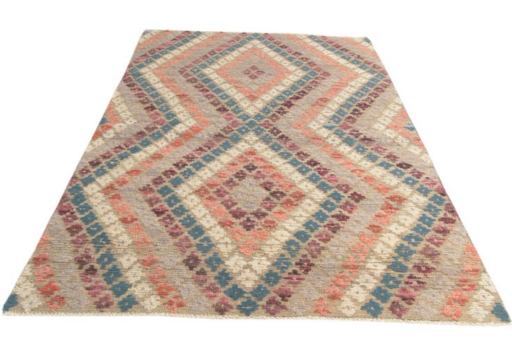 Detail image of 5' 7 x 8' 7 Hand Knotted Darya Wool Rug