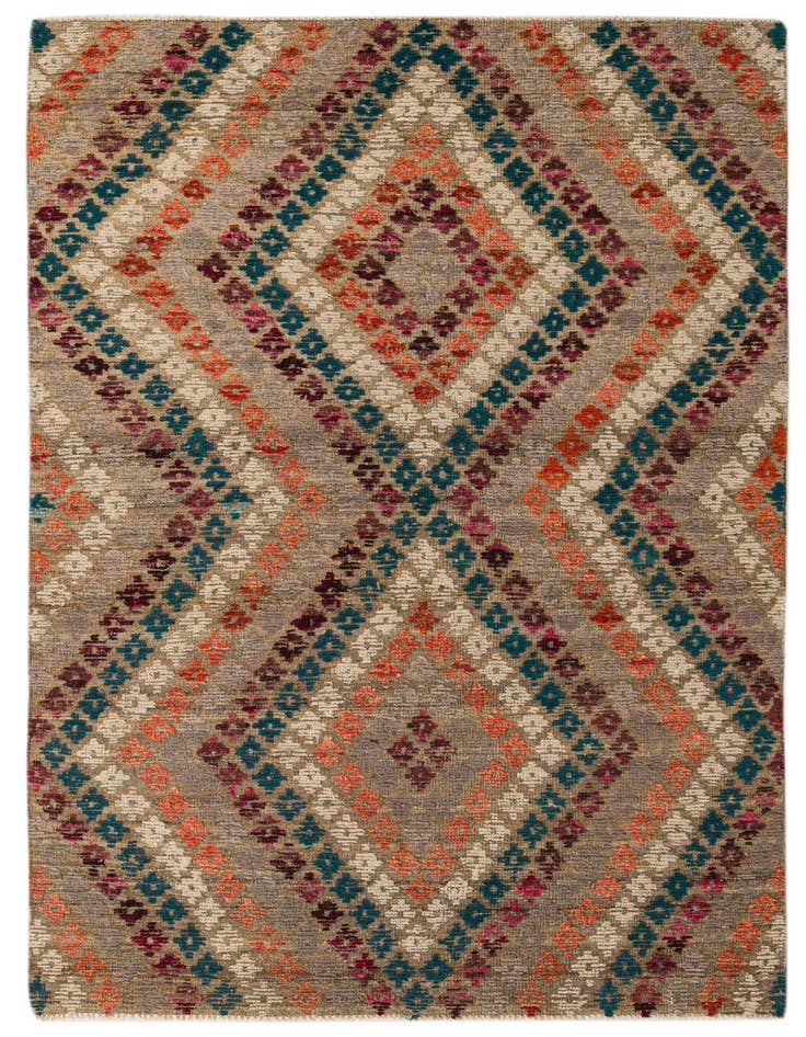 Detail image of 5' 7 x 8' 7 Hand Knotted Darya Wool Rug